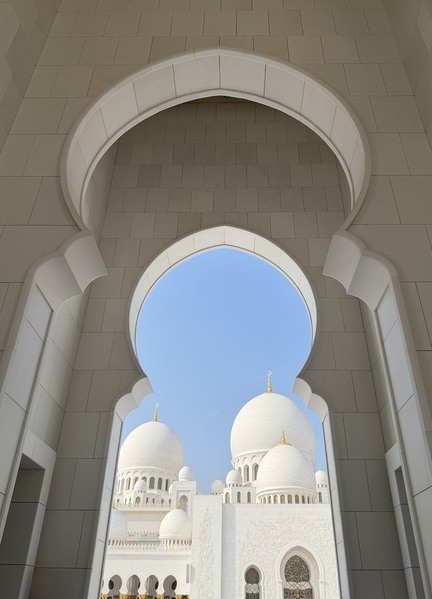 Photograph Ingrida Kuznecova Sheikh Zayed Mosque on One Eyeland